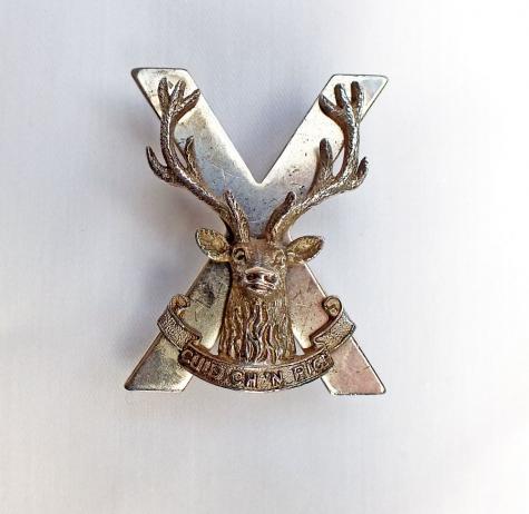 Hallmarked Highland Brigade Officers Badge