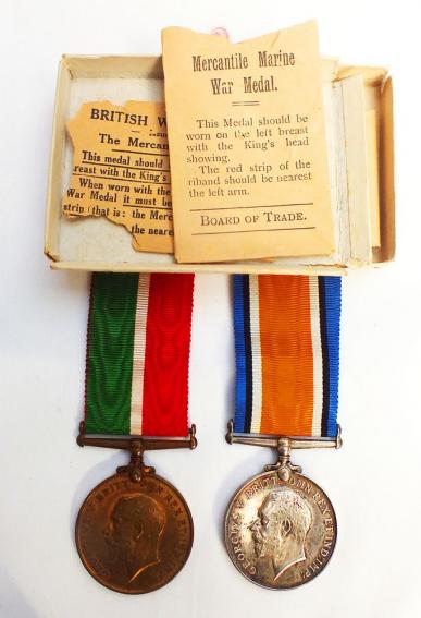 Mercantile Marine War Medal And British War Medal