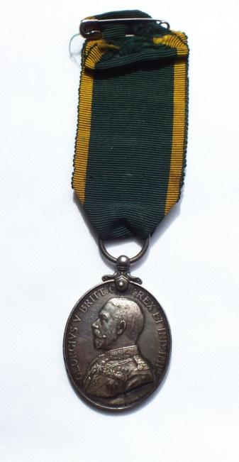 Territorial Efficiency medal  to Heywood 9th H.L.I