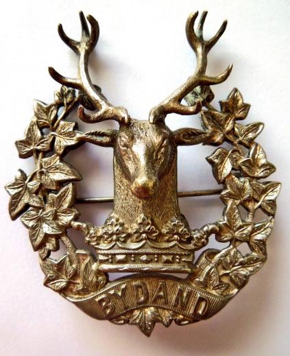 Gordon Highlanders Officer Glengarry Badge