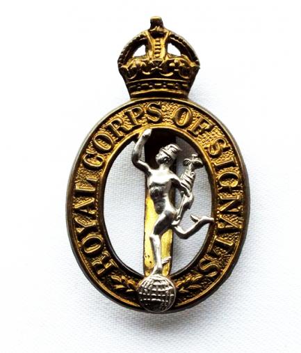 The Royal Corps of Signals Cap Badge