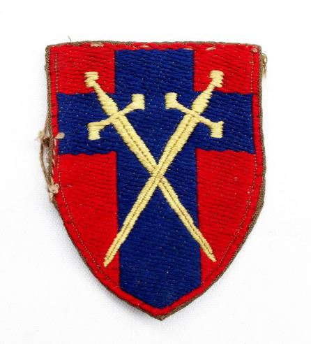 British HQ , 21st Army Group Printed Formation Sign 1943 - 45