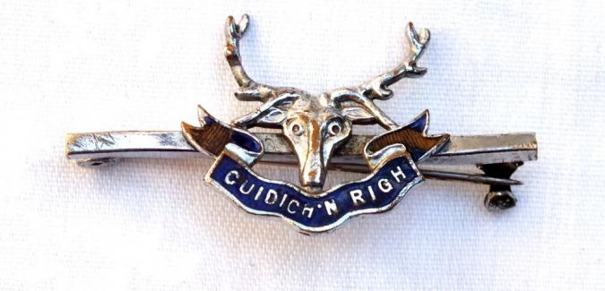 Seaforth Highlanders Sweetheart Brooch