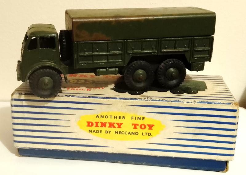 Boxed Dinky No 622 Ten  - Ton Army Truck