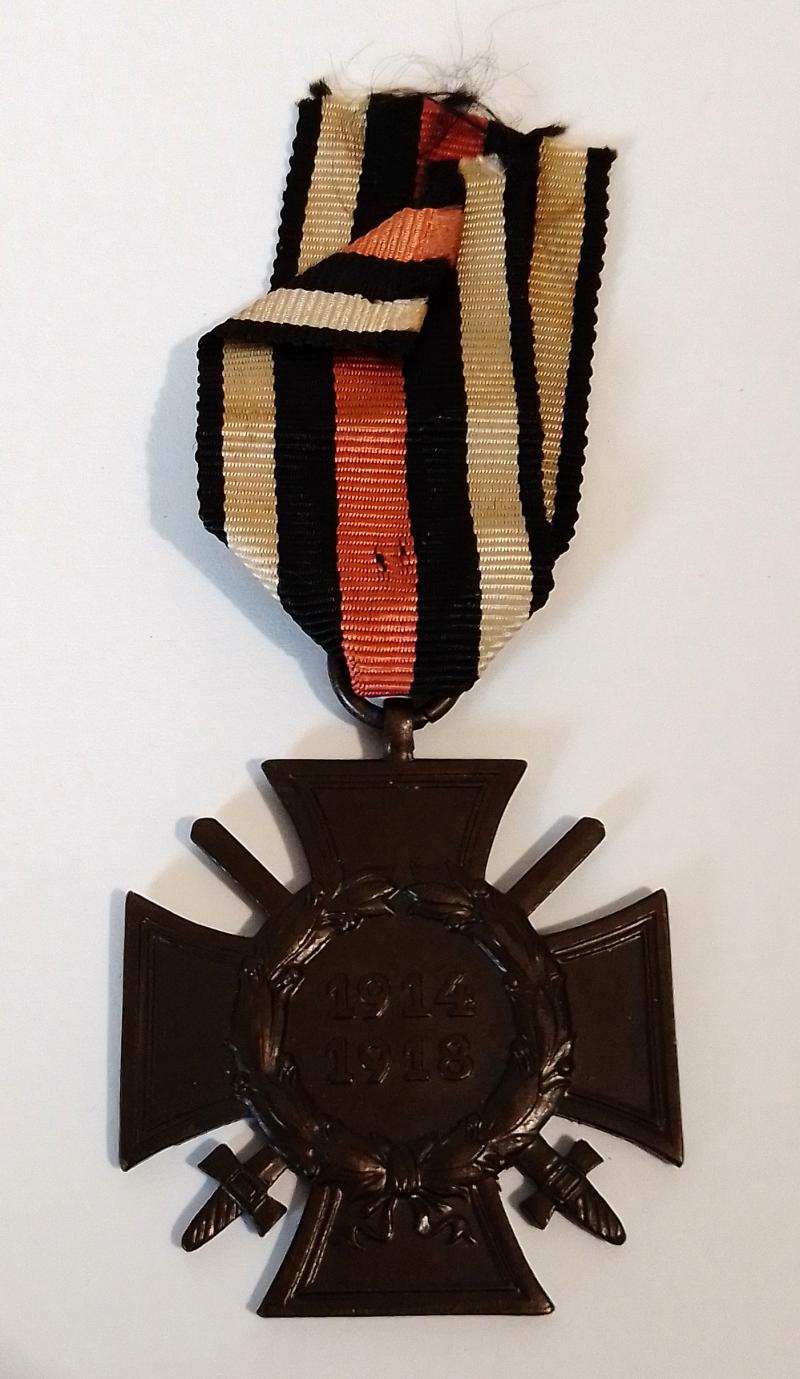 WW2 Cross of Honour with Swords