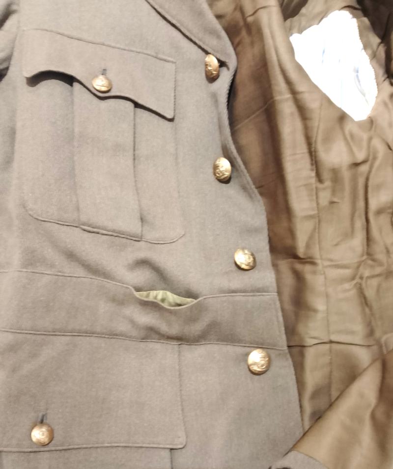 WW1 R.A Captains Cuff Titled Tunic with Trousers Continued