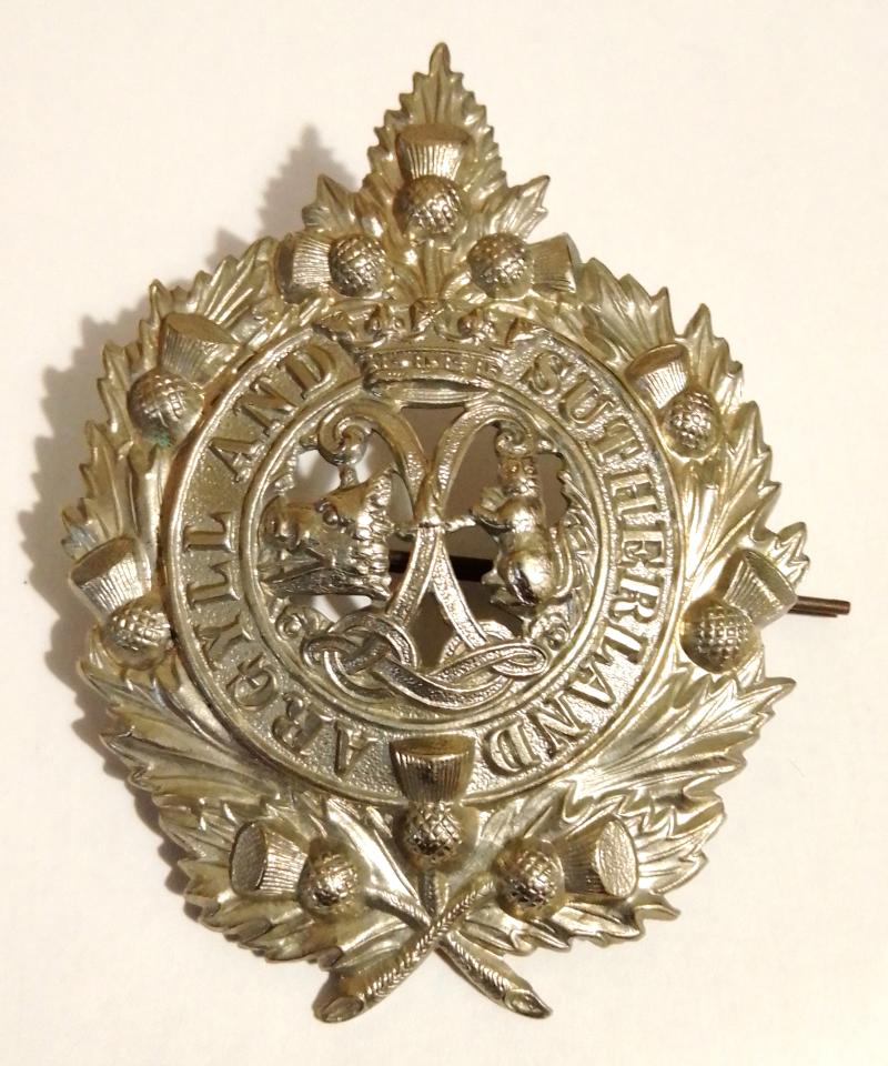 WW2 Period Argyll & Sutherland Highlanders O/Ranks Cap Badge
