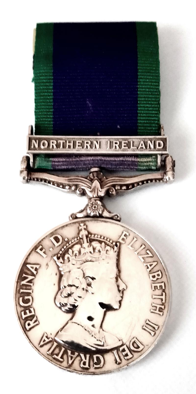 General Service Medal with Northern Ireland Clasp to The Gordon Highlanders