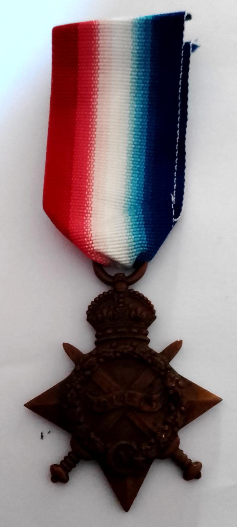 WW1 1914/15 Star to The 9th Border Regiment with Research Documentation