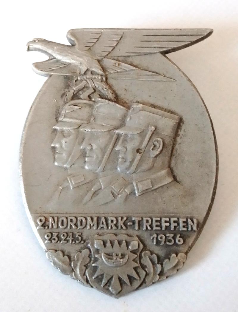 Third Reich S.A Meeting Badge 2. Nordmark-Treffen 1936