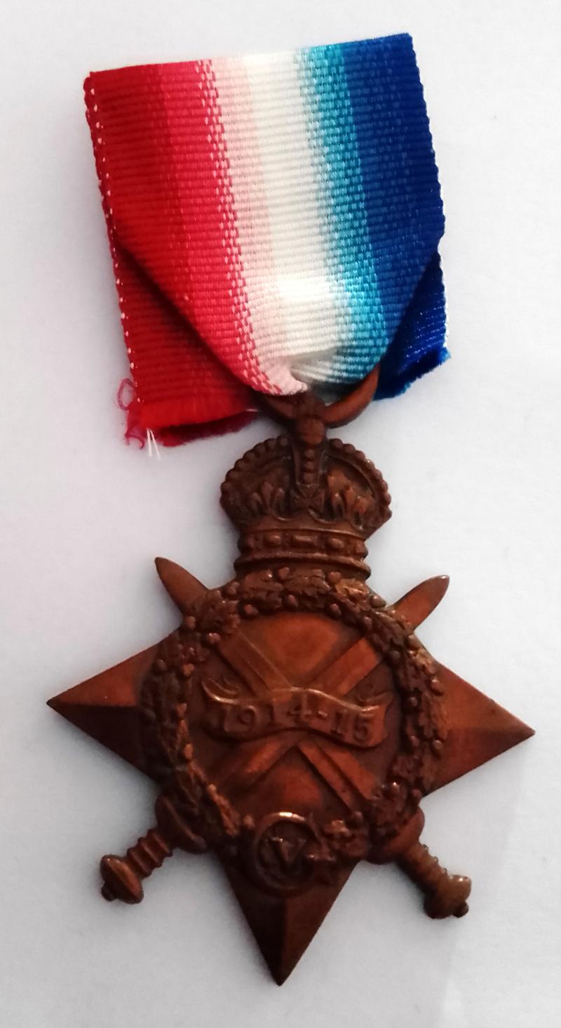 WW1 1914/15 Star to The 6th East Lancashire Regiment  with Research Documentation