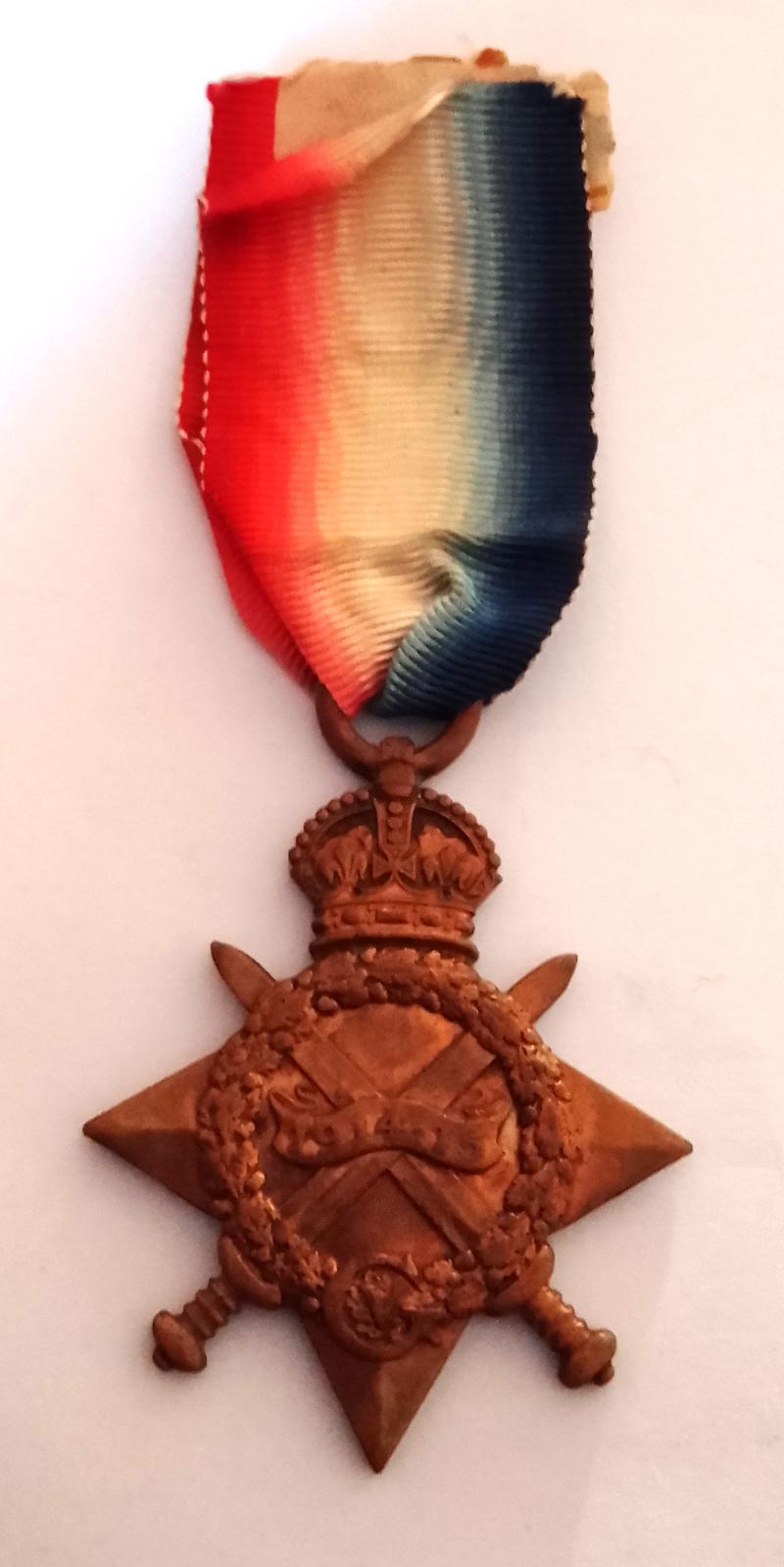 WW1 1914/15 Star to The Manchester Regiment with Research Documentation