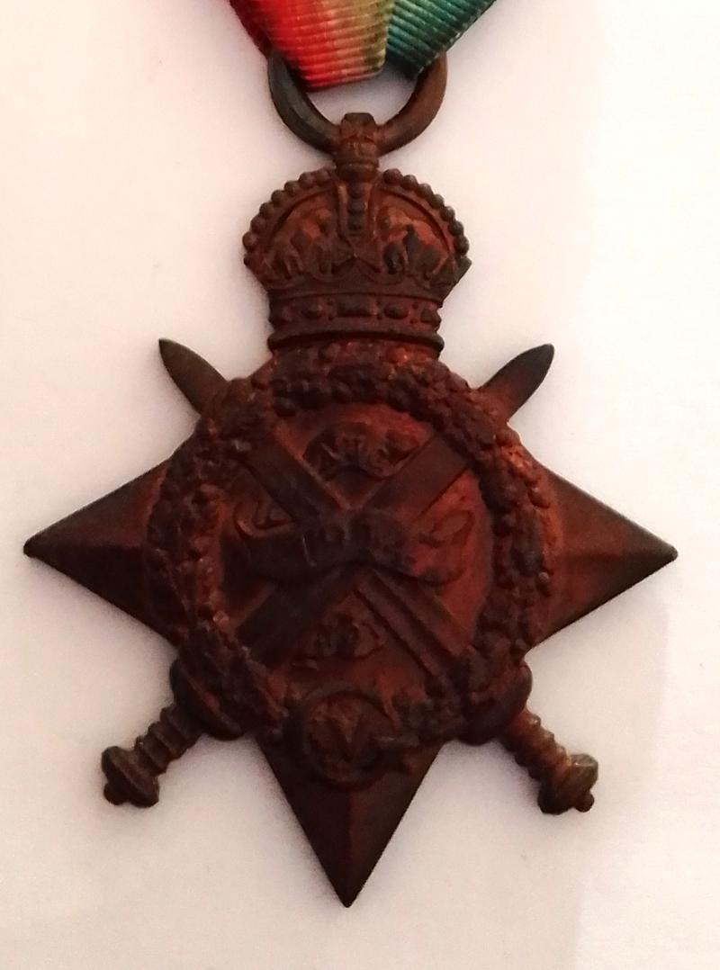 WW1 1914 Star to The 1st Seaforth Highlanders with Research Documentation