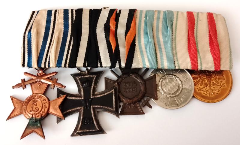 Imperial German Court Mounted Medal {5} Grouping