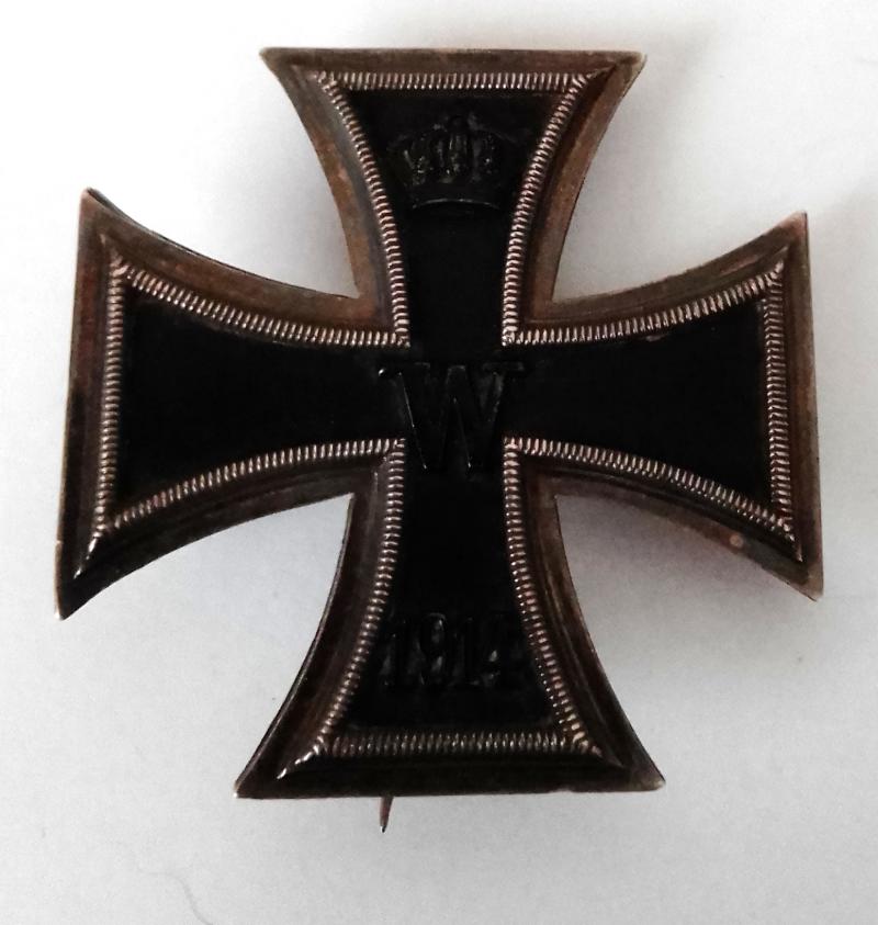 Imperial German 1st Class Iron Cross by the well known maker Godet