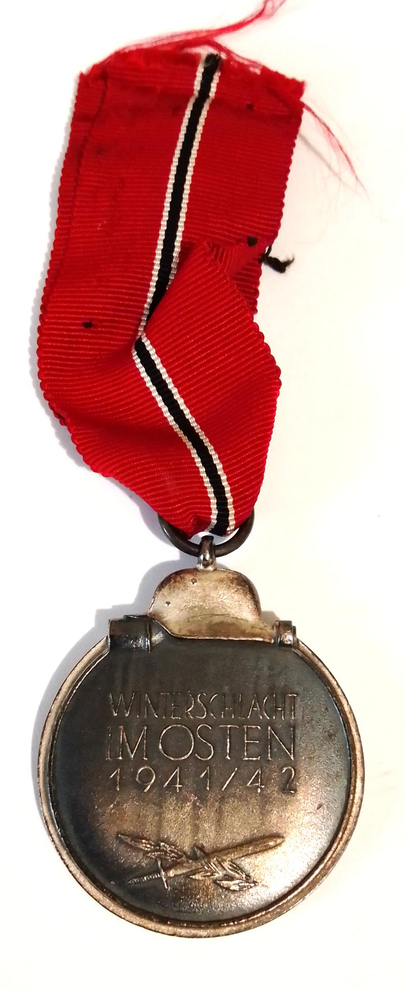 Third Reich Russian Front Medal with original ribbon