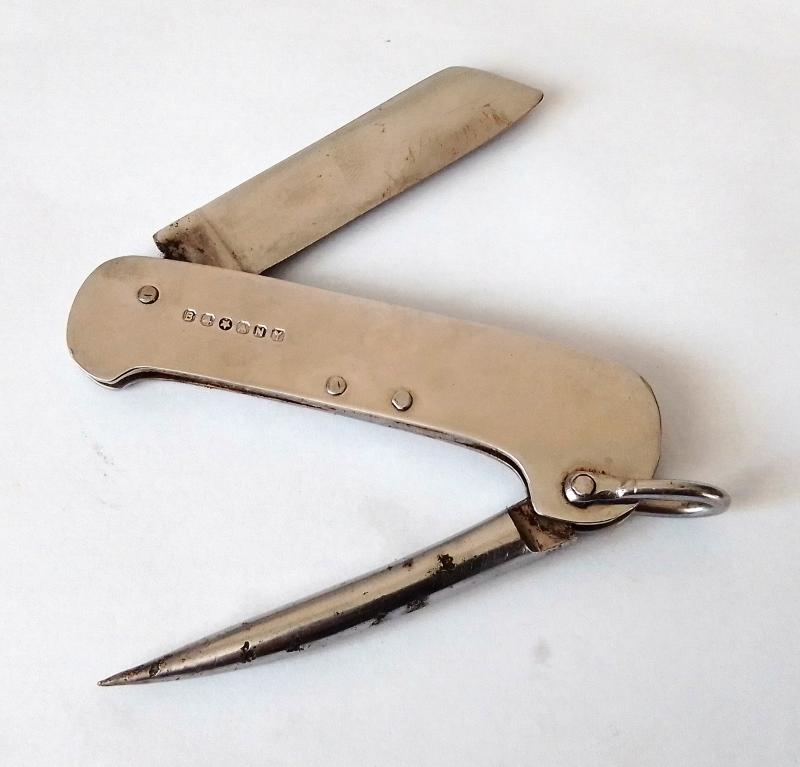 Vintage Military Issue Stainless Steel Clasp Knife