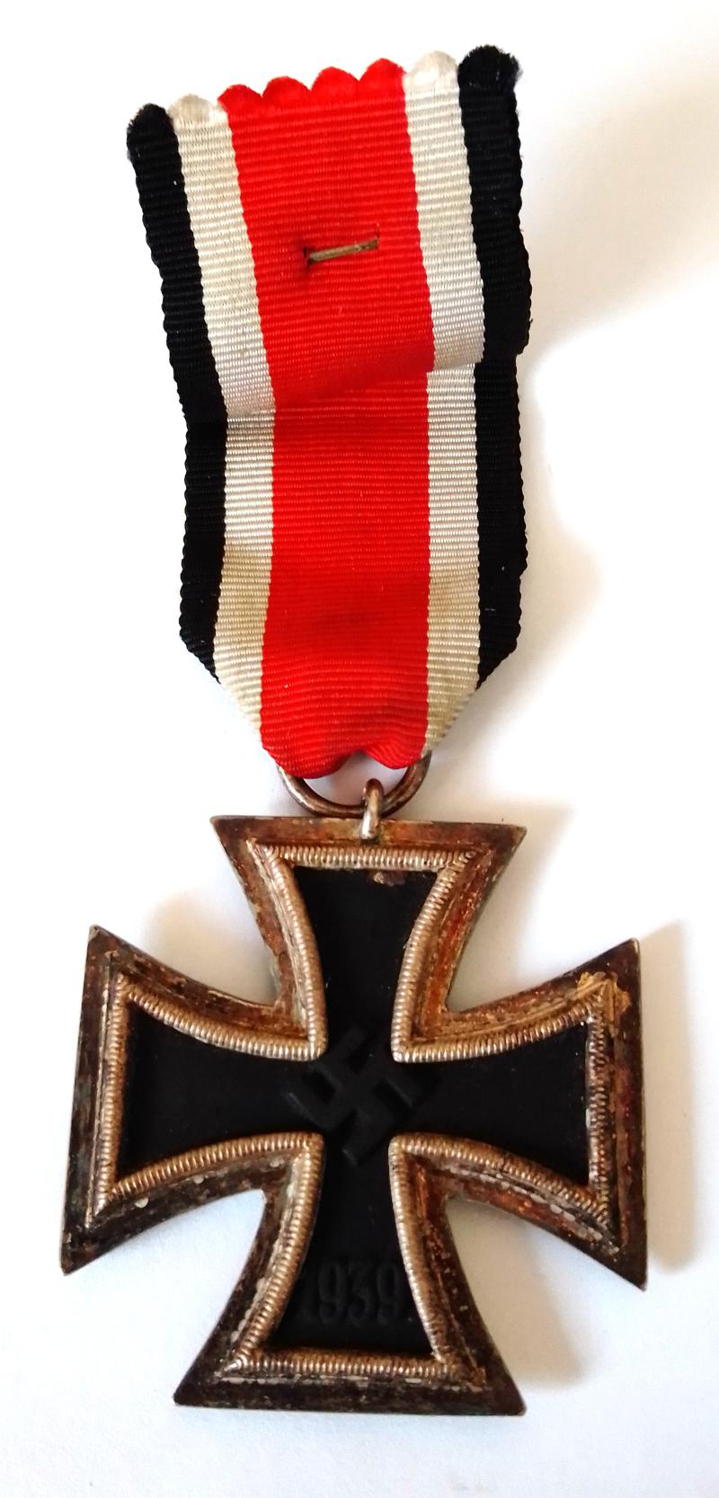 Third Reich Iron Cross 2nd Class with maker marked suspension ring