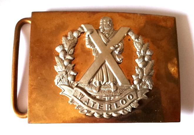 Queens Own Highlanders Belt Plate