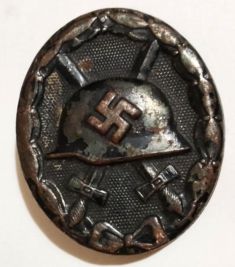 WW2 Third Reich Black Wounds Badge
