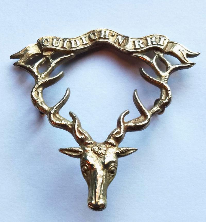 Seaforth Highlanders NCO / Officers Cap Badge