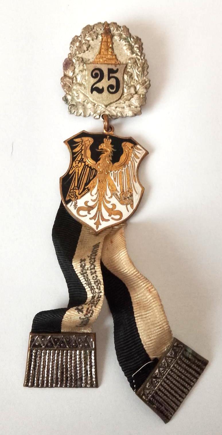 Imperial German 25 year Veterans Pin