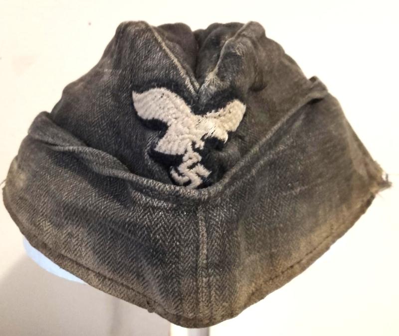 Third Reich Luftwaffe Mechanics Side Cap