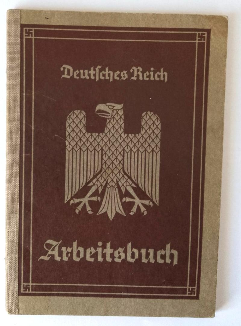 Third Reich Period Albeitsbuch Work Book