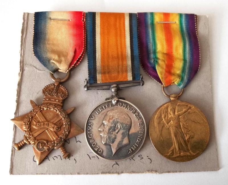 WW1 Medal Trio to The Cameron Highlanders