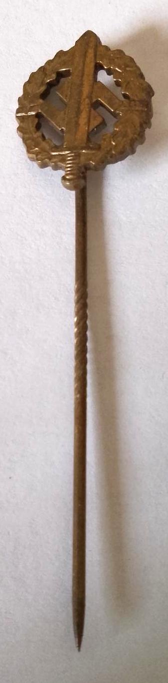 Third Reich S.A Sports Award Pin Badge