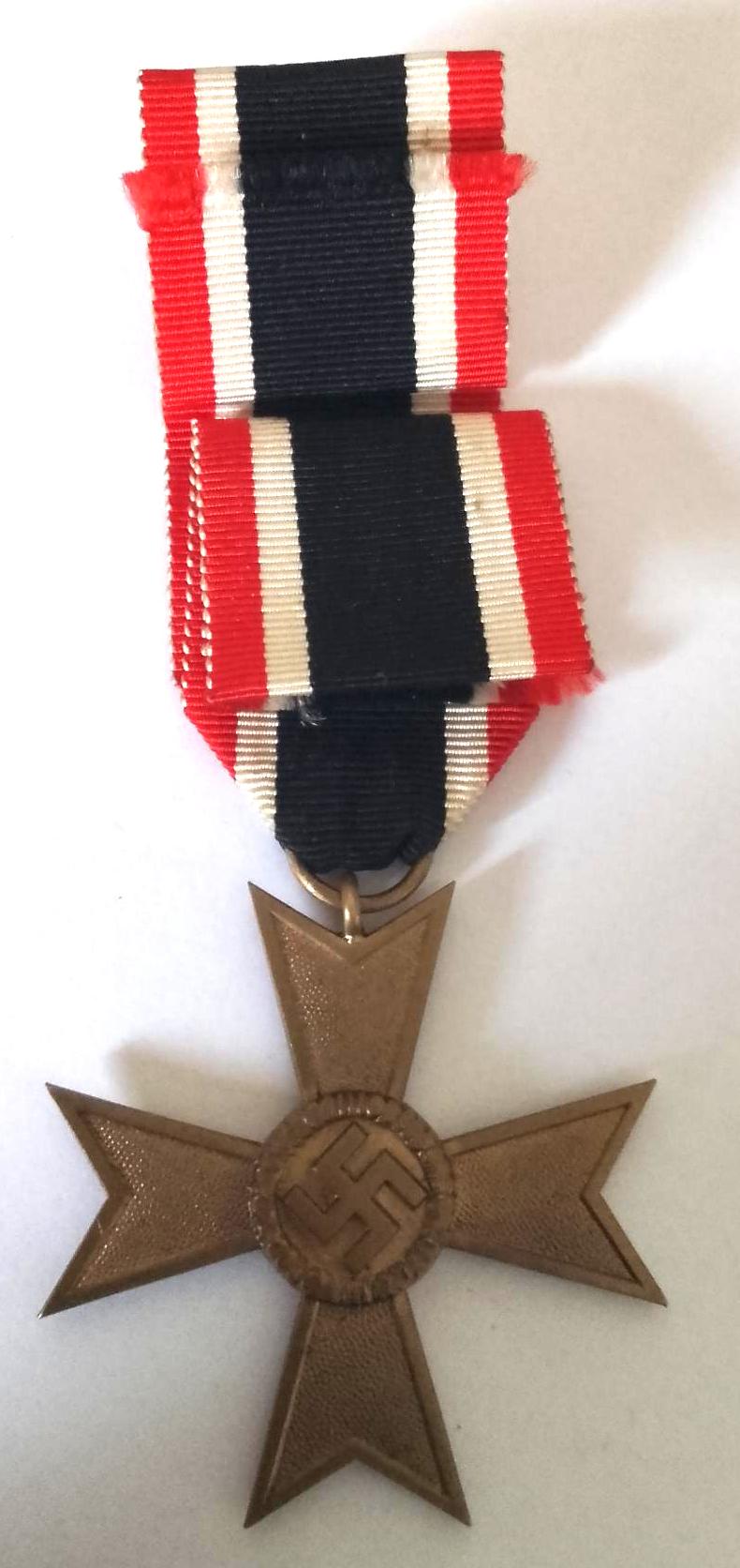 Third Reich War Merit Cross without Swords
