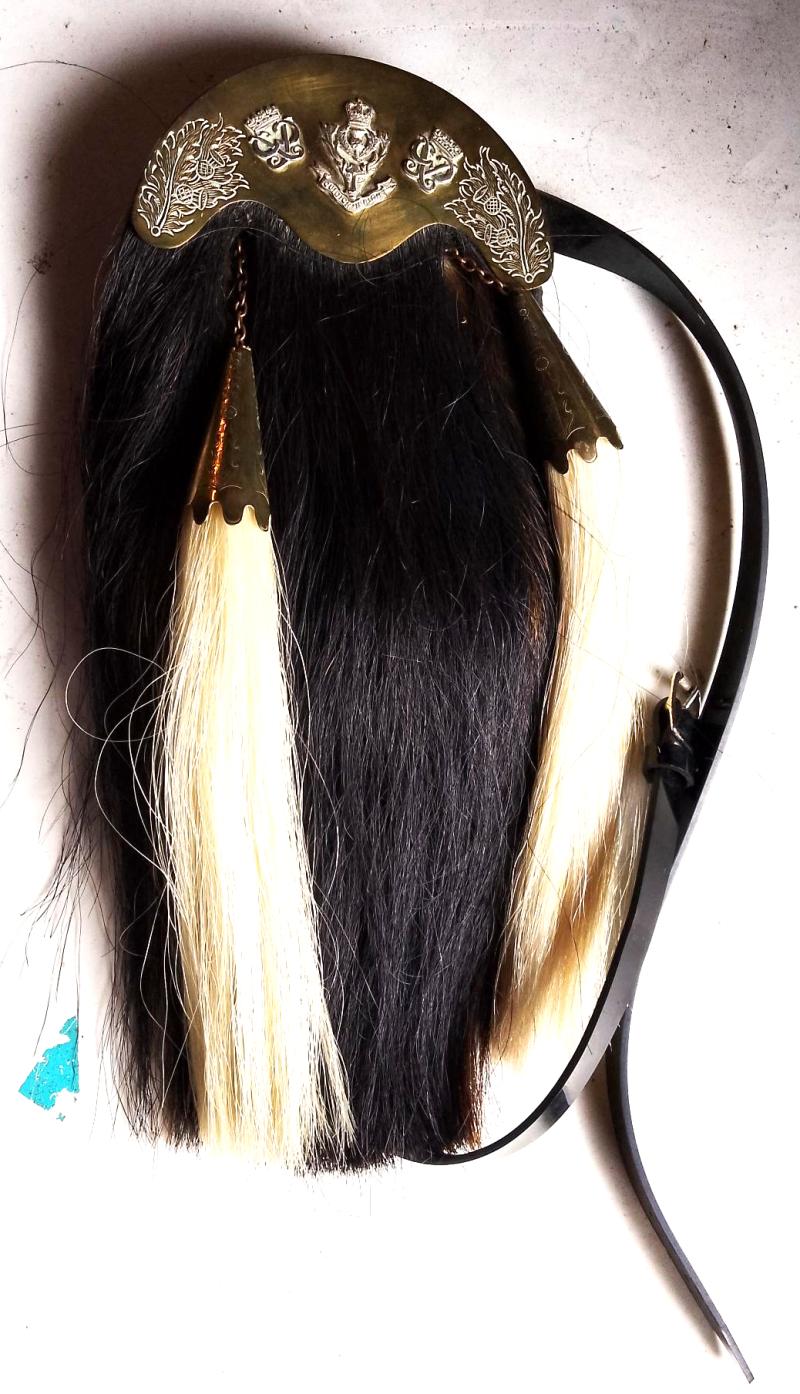 Highlanders Horse Hair Military Sporran