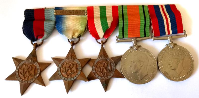 British Campaign Medal Group including the Atlantic Star with France & Germany Clasp