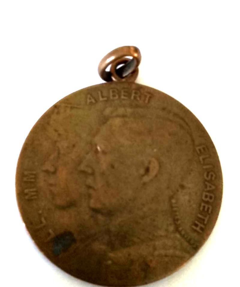 WW1 Period King Albert of Belgium Medal
