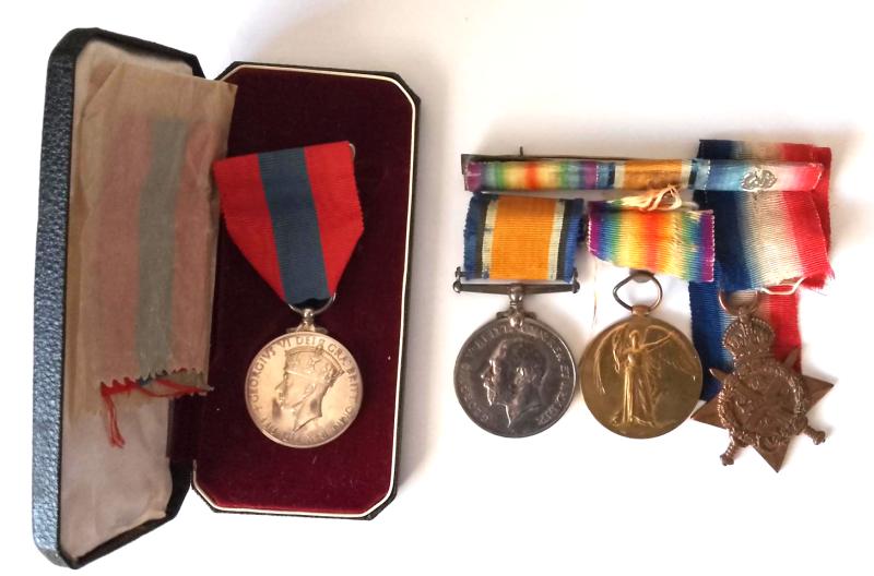 WW1 1914 Star Medal Grouping to The Scots Guards with Ribbon Bar & Research Documentation