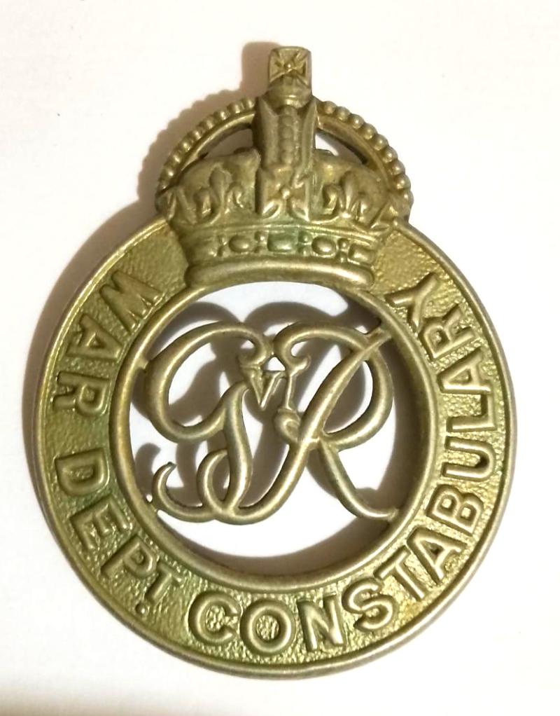 WW2 War Department Constabulary Badge