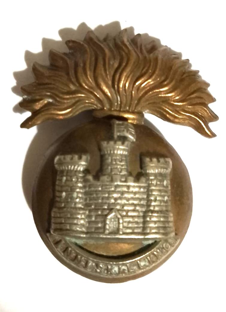 Inniskilling Fusiliers Bi-metal Cap Badge