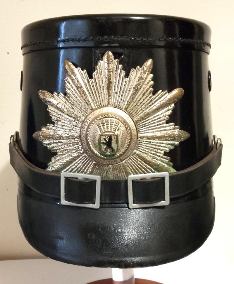 Post War West Berlin Police Shako