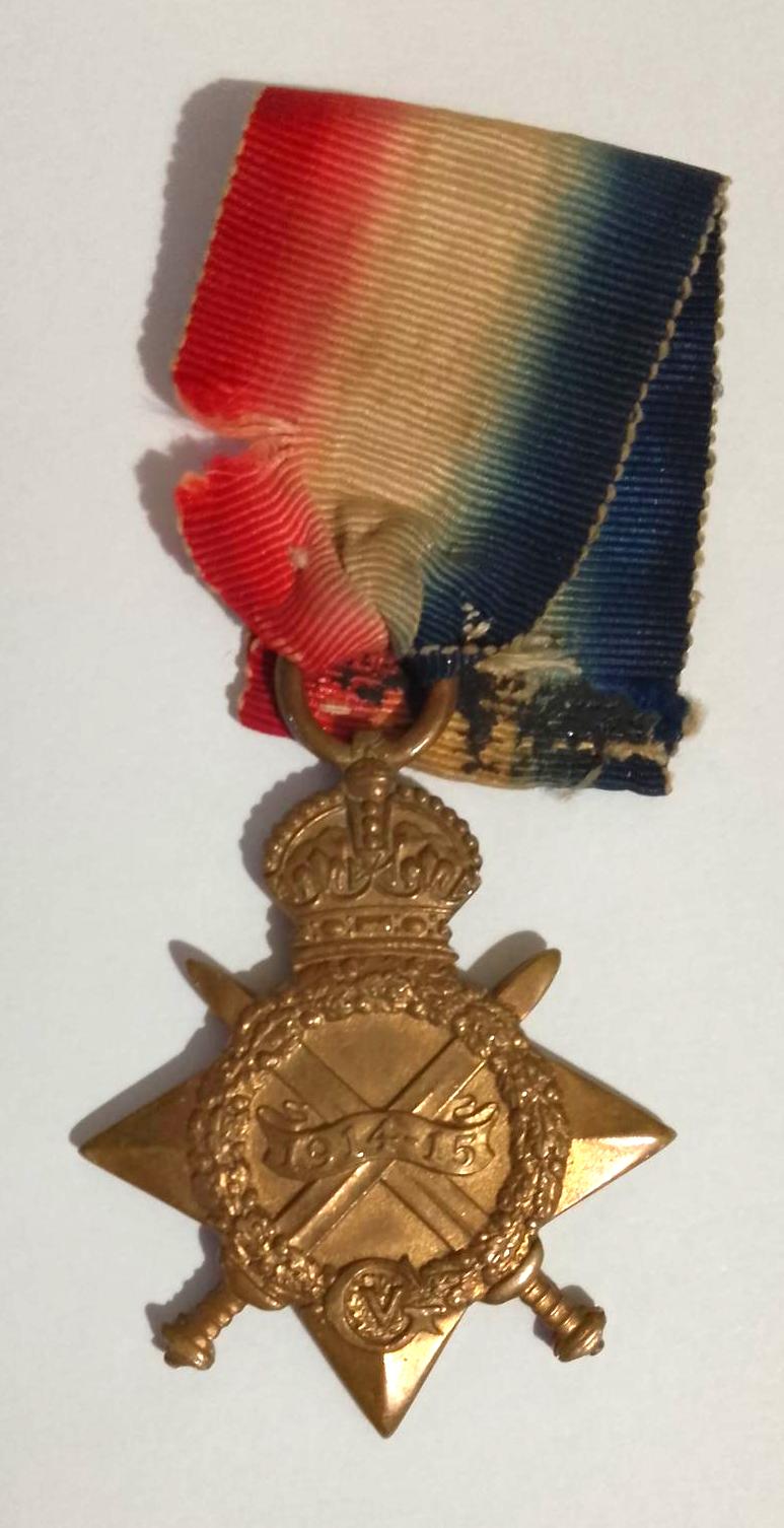 WW1 1914/15 Star to The Army Service Corp