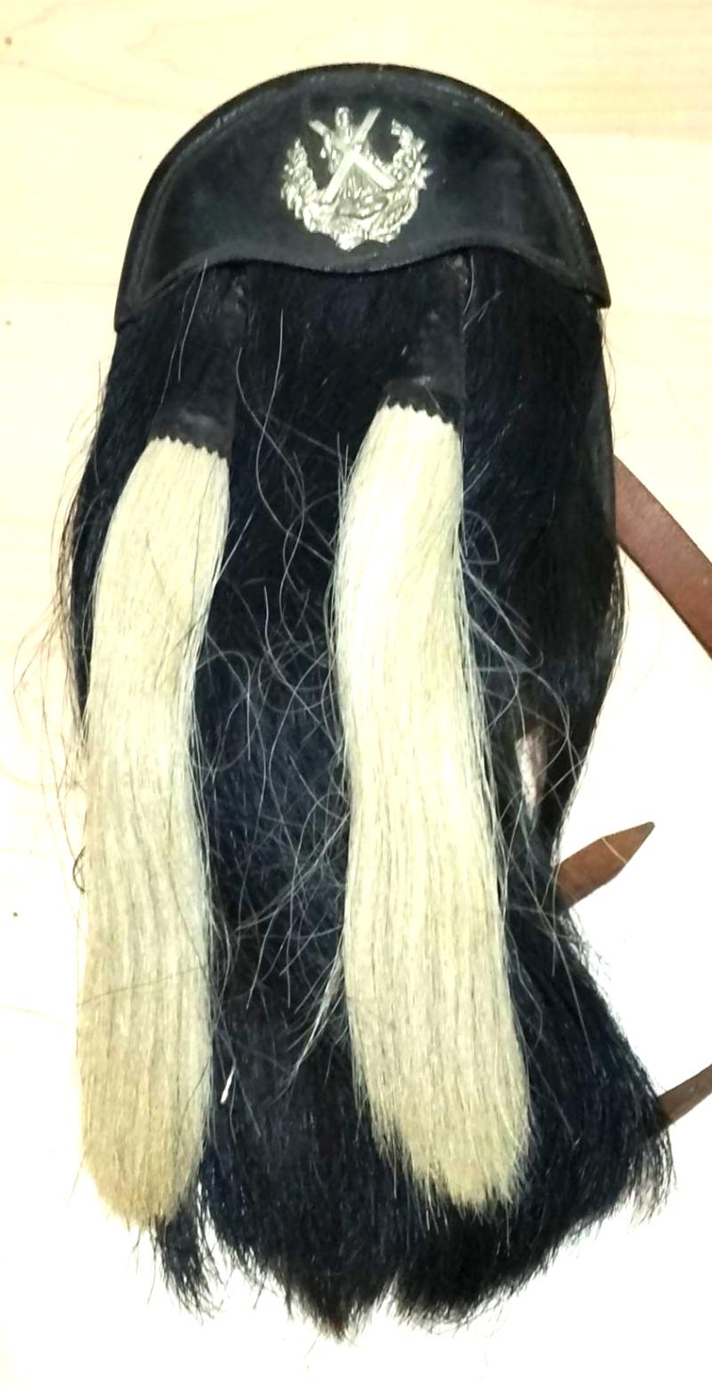 WW2 Period Cameron Highlanders Other Ranks Horse Hair Sporran