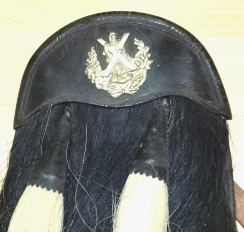 WW2 Period Cameron Highlanders Other Ranks Horse Hair Sporran