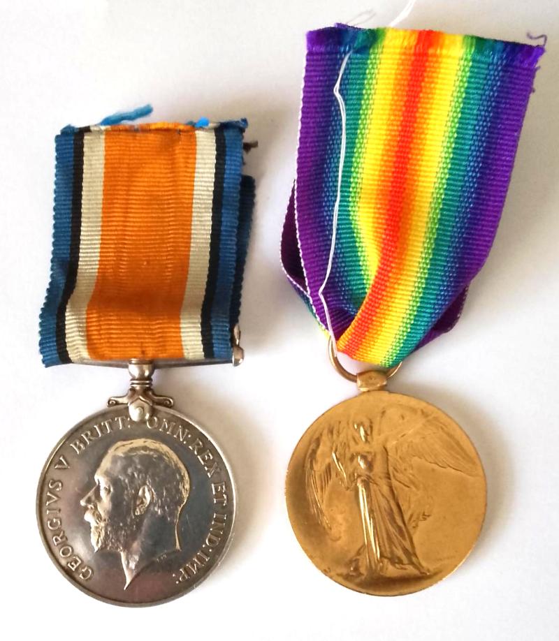 Low Service Numbered Seaforth Highlanders WW1 Medal Pair