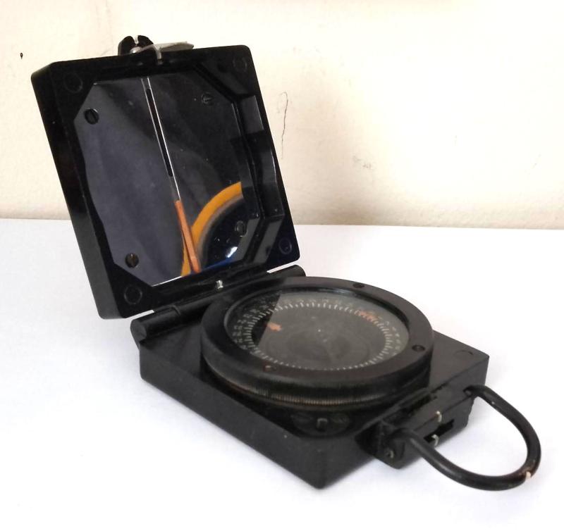 WW2 British Marching Compass in its Original card Box of Issue