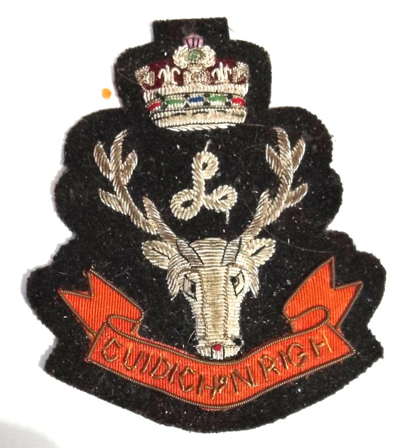 Seaforth Highlanders Blazer Badge