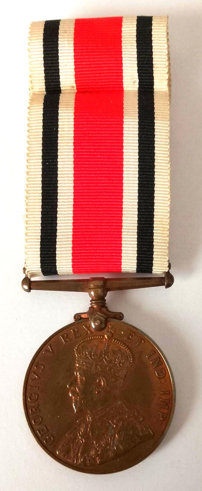 George V Special Constable Medal with Ribbon