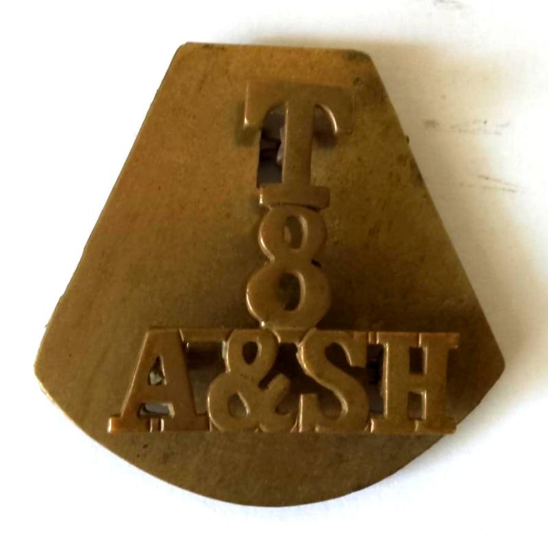 WW1 Period Territorial 8th Argyll & Sutherland Highlanders Shoulder Title