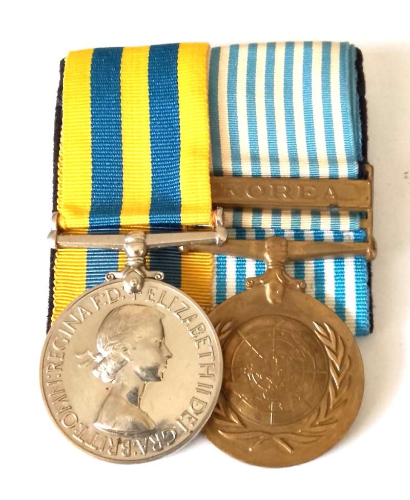 Korea Medal Pair to The Royal Artillery