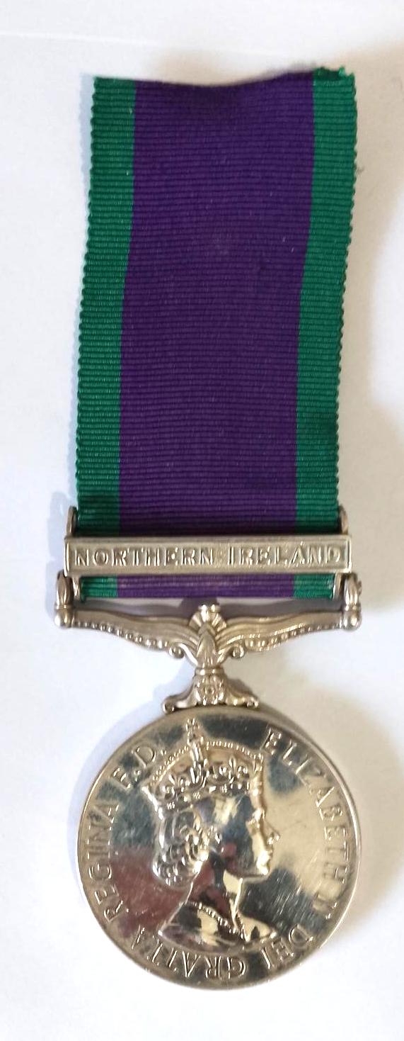 G.S.M with Northern Ireland Clasp to The R.E.M.E