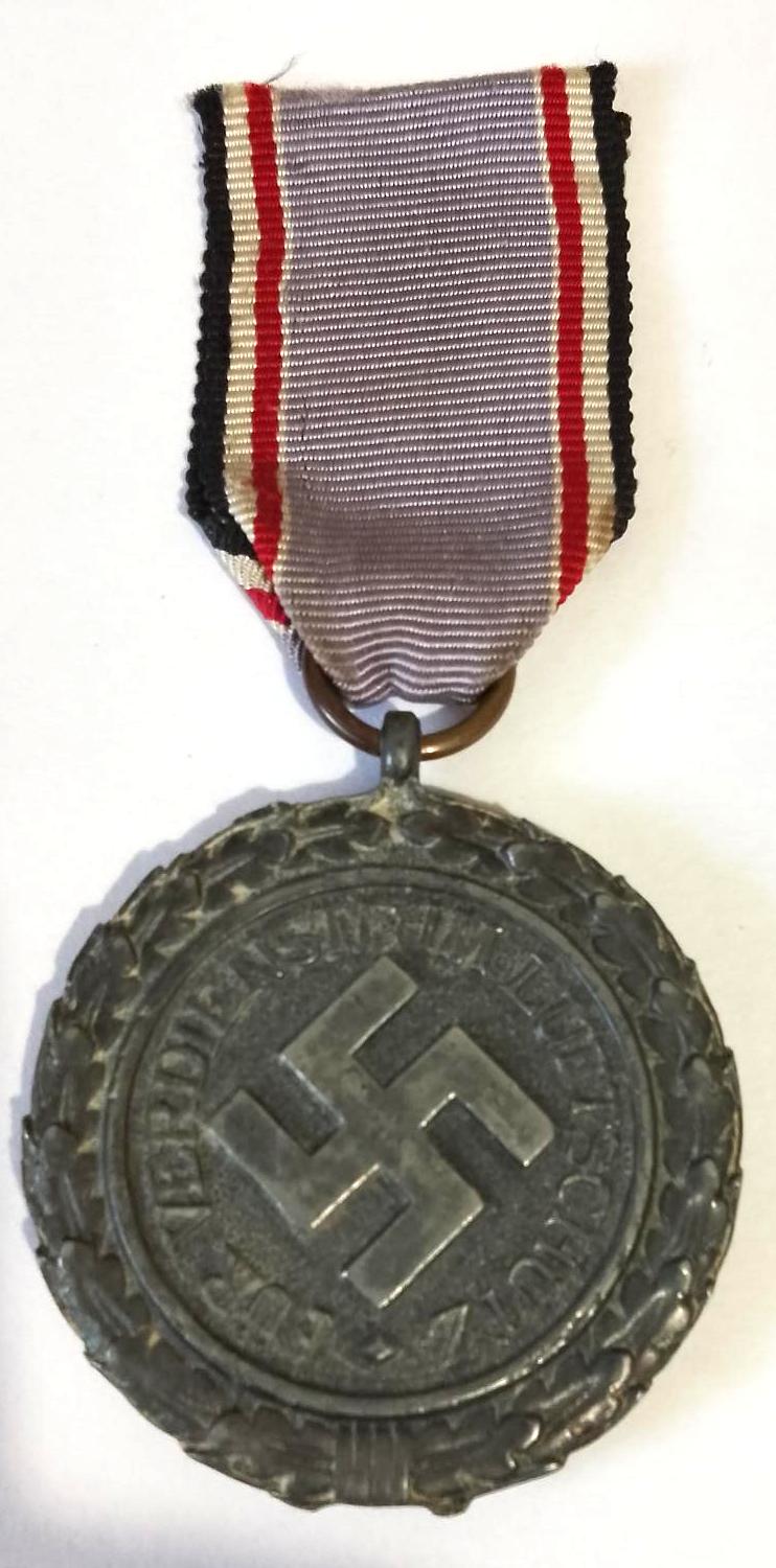 Third Reich Luftschutz Medal with Ribbon