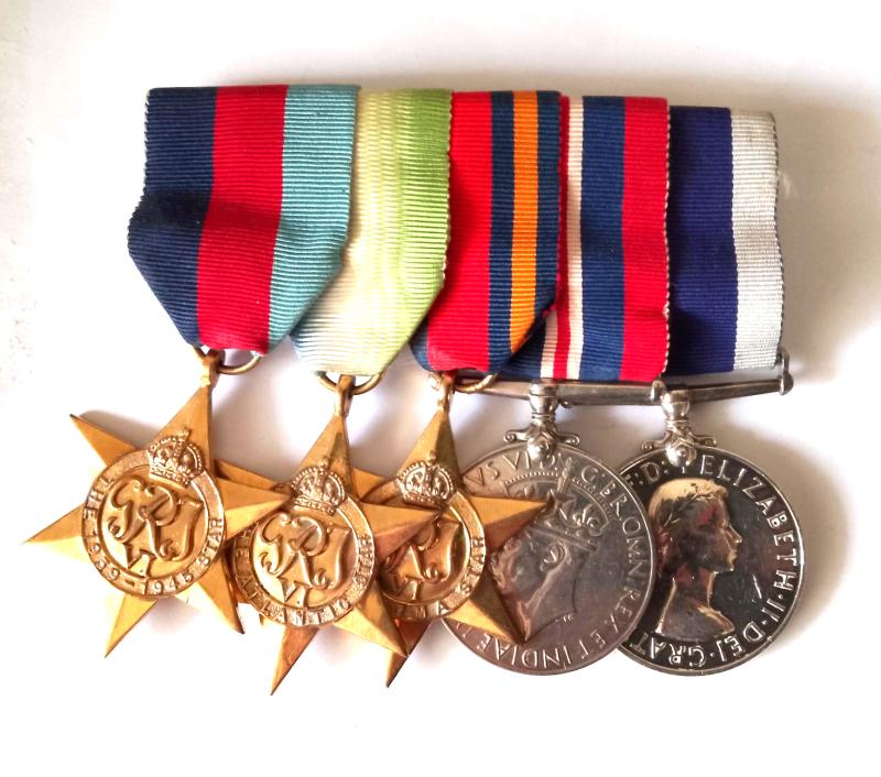 ER11 & WW2 British Naval Medal Grouping